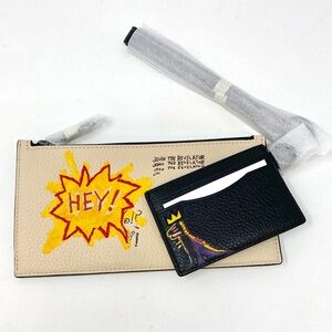 NWT Coach X Basquiat Pouch Trio